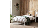 Argos Home single metal bed frame in white - British product