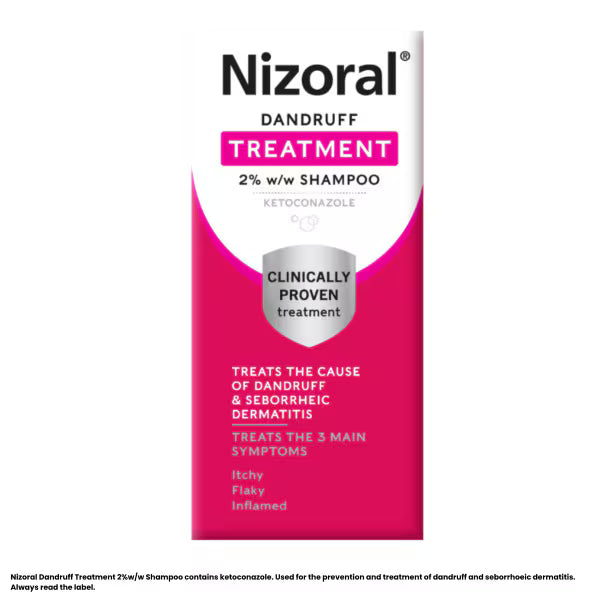 Nizoral dandruff treatment shampoo Ketoconazole 2%, imported from the UK