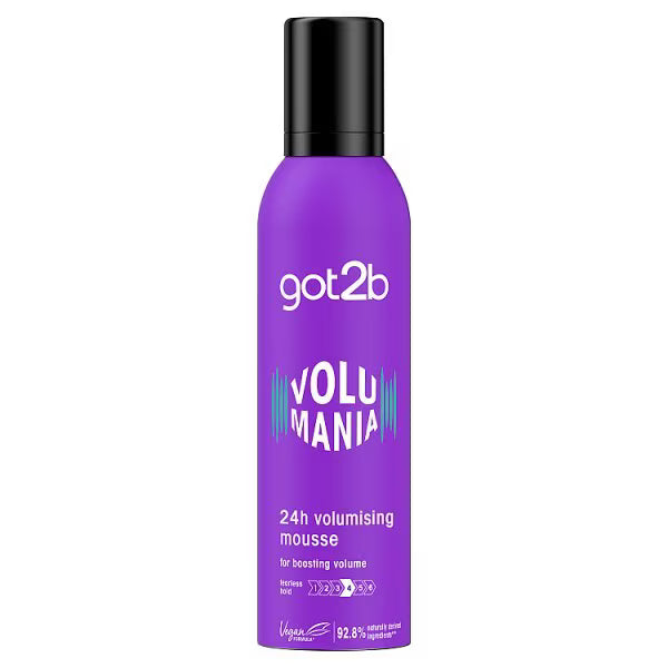 got2b Volumaniac Mousse 250ml hair styling UK version
