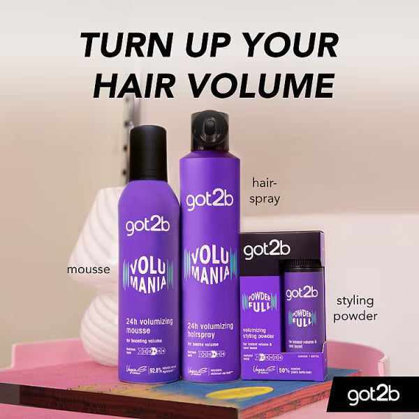got2b Volumaniac Mousse 250ml hair styling UK version