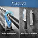 Tefal Eversharp chef knife with integrated sharpener 35.2cm (British brand)