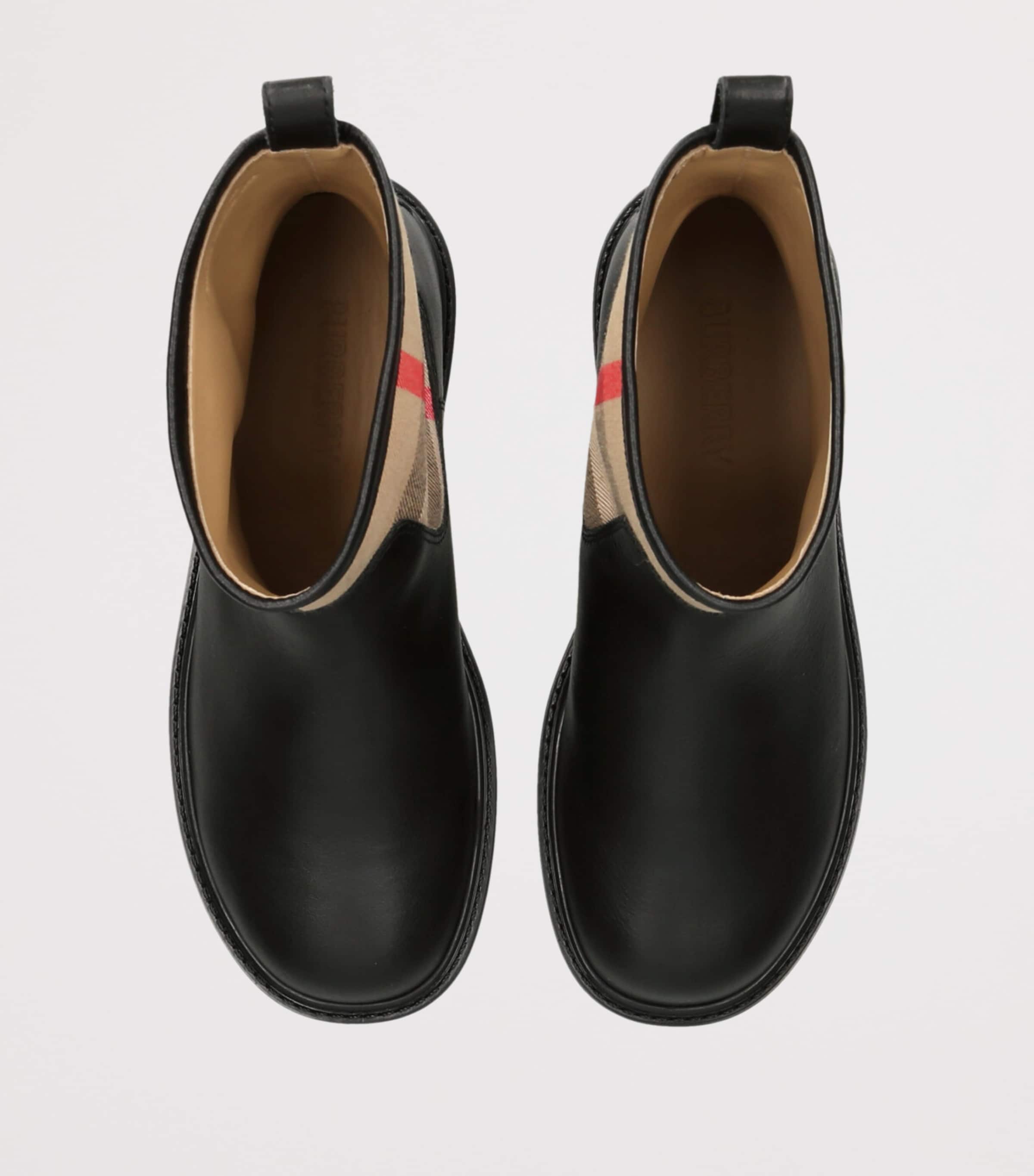 Burberry Kids Leather Sidney Ankle Boots - British product