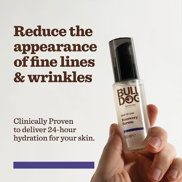 Bulldog End of Day Recovery Serum 50ml - British product