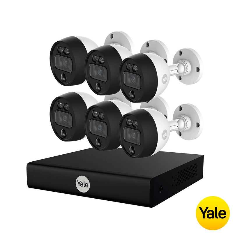 Yale 6 Camera Smart Motion CCTV Kit (British brand)