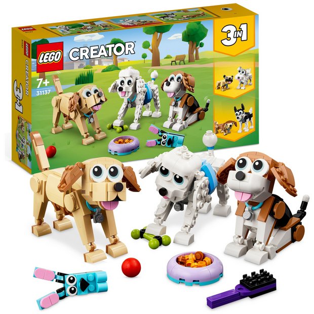 Lego Creator 3 in 1 Adorable Dogs building set 475 pieces, UK version