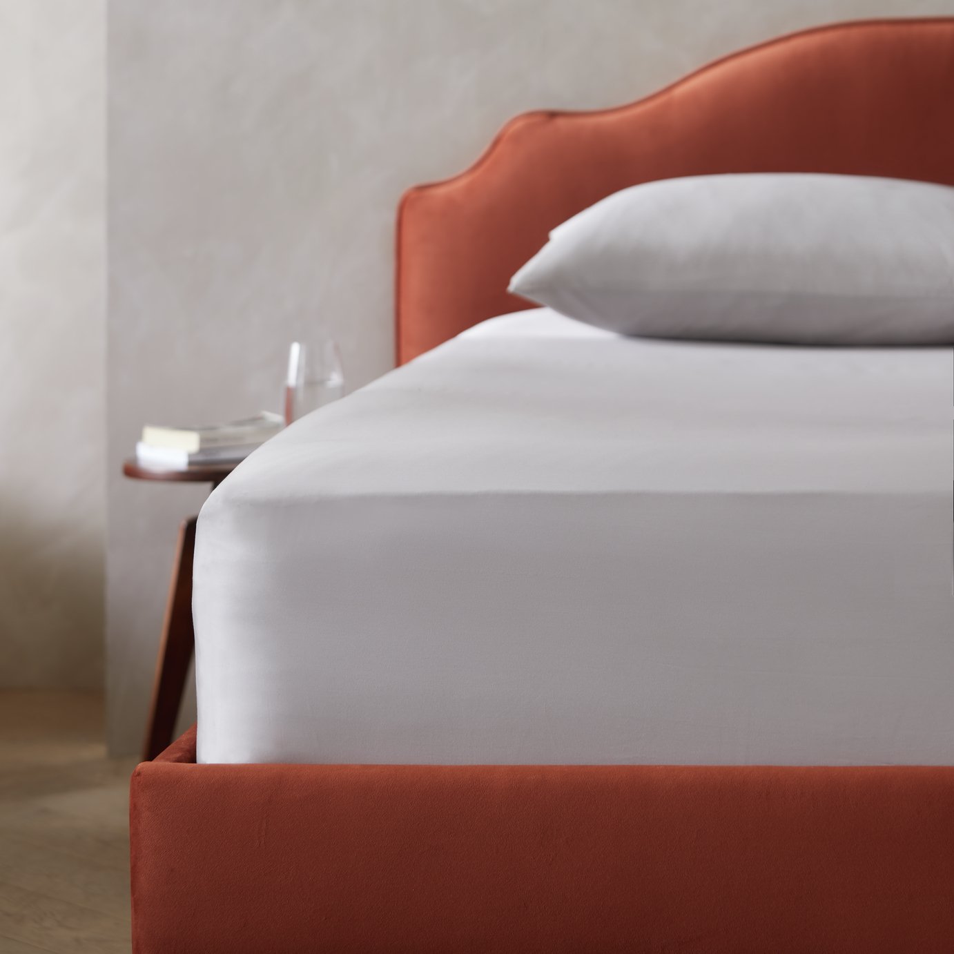 Habitat grey fitted sheet Double, UK version