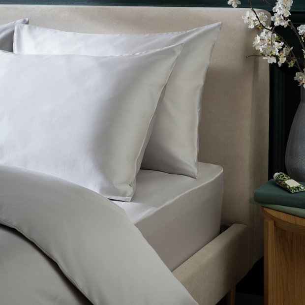 Habitat pillowcase pair in grey, size 75x50cm - British product