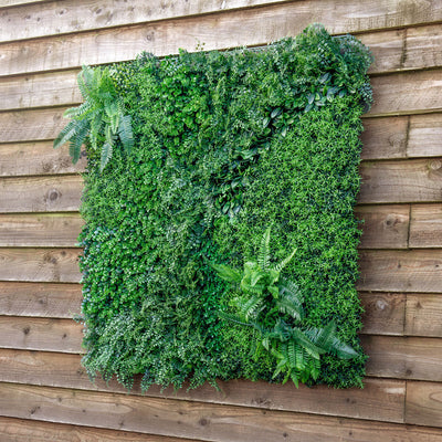 Tree Locate Artificial Mixed Foliage Wall Panel 1m x 1m, Pack of 5