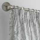 Habitat green and white floral blackout curtains 117x137cm, UK version