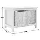 Argos Home Grey Shoe Storage Bench for 4 pairs - British product