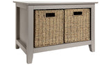 Argos Home Grey Shoe Storage Bench for 4 pairs - British product