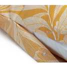 Habitat cotton bedding set yellow linear leaf print single, UK version