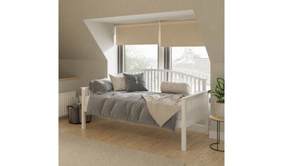 GFW Madrid Single Day Wooden Bed Frame White