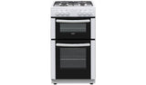 Bush twin cavity gas cooker white 50cm - British product
