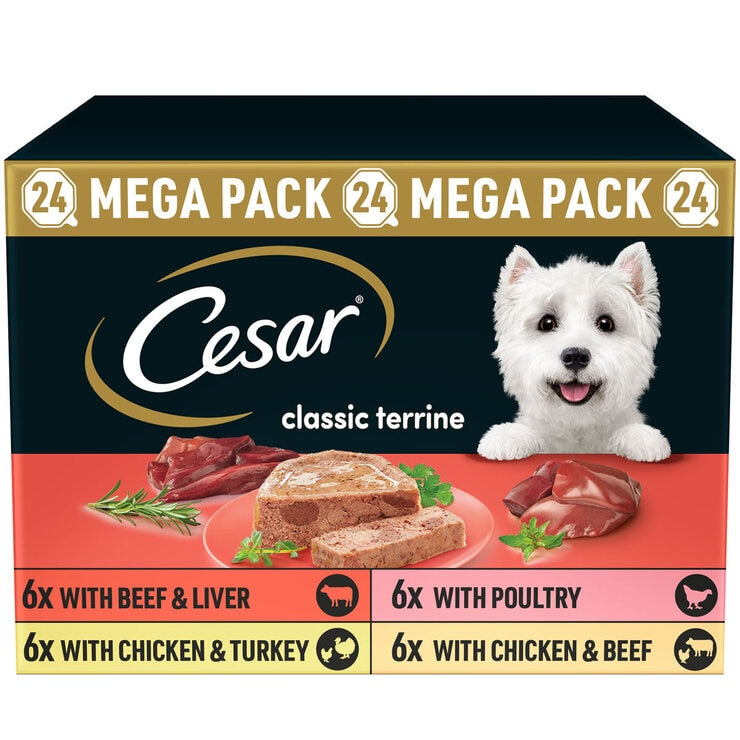 Cesar Classic Terrine Mixed Selection 24 x 150g