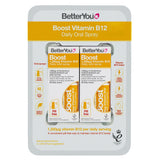 BetterYou Vitamin B12 Oral Spray Natural Apricot Flavour 2 x 25ml - British product