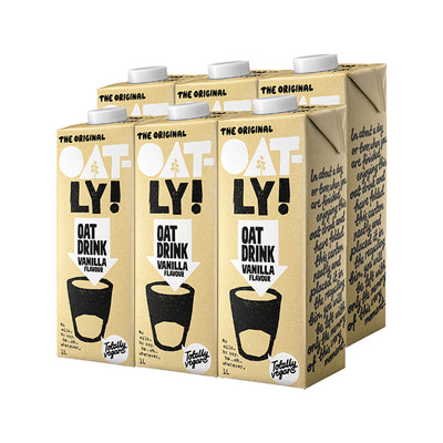 Oatly Vanilla Oat Drink Plant Based 6 x 1 Litre
