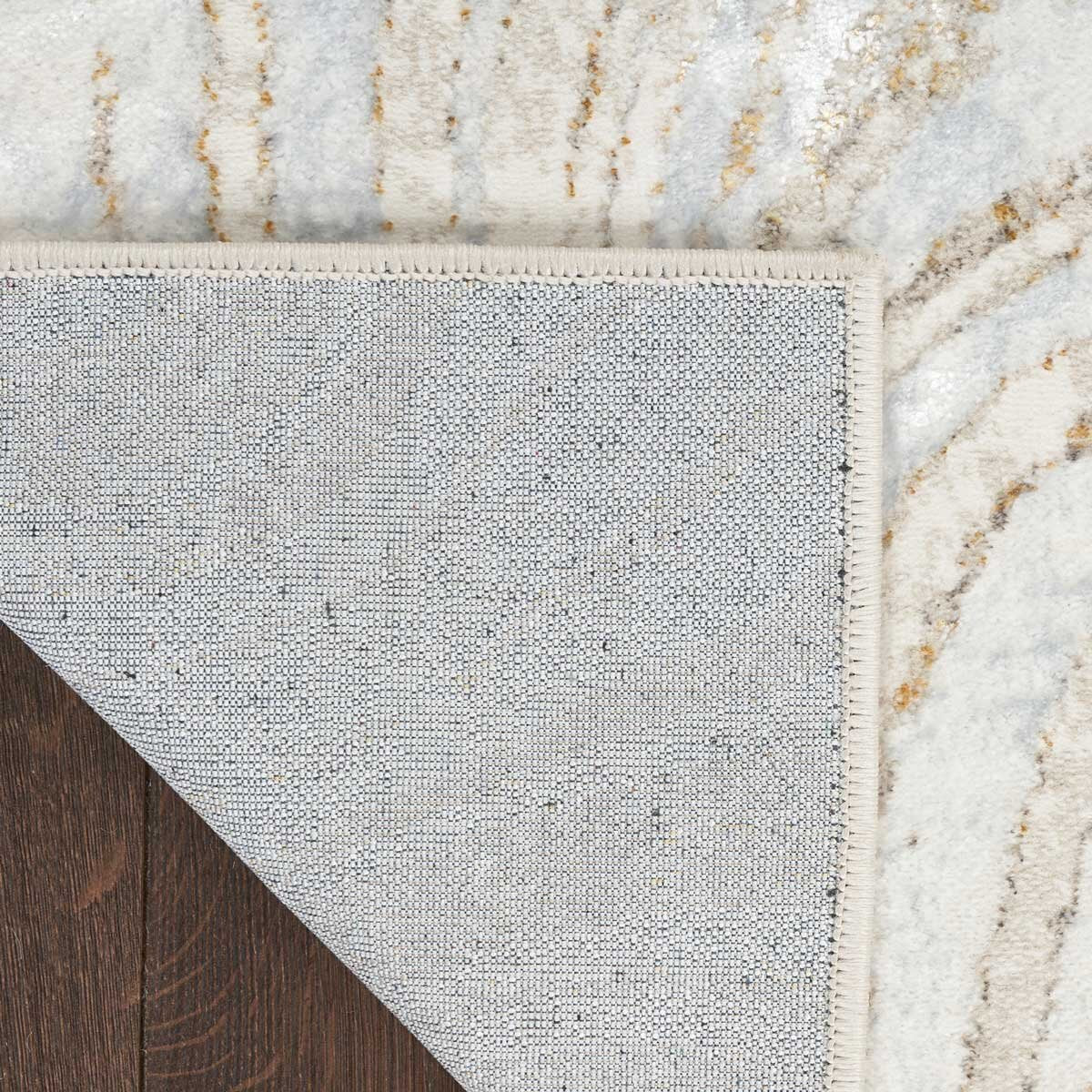 Nourison Glitz Gold Marble Runner rug 69 x 229 cm, UK version