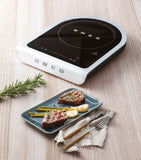 Smeg portable induction hob with temperature probe and storage case (British brand)
