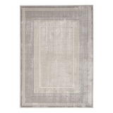 Nourison Glitz Silver Border Rug, UK version