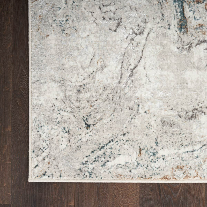 Nourison Glitz Grey Area Rug - British product