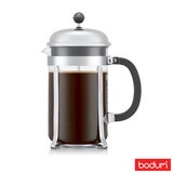 Bodum chrome cafetiere with 1.5 litre capacity - British product