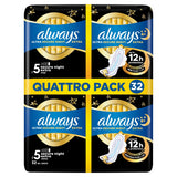 Always Ultra Night Extra Wings sanitary towels 32 Pack - British product