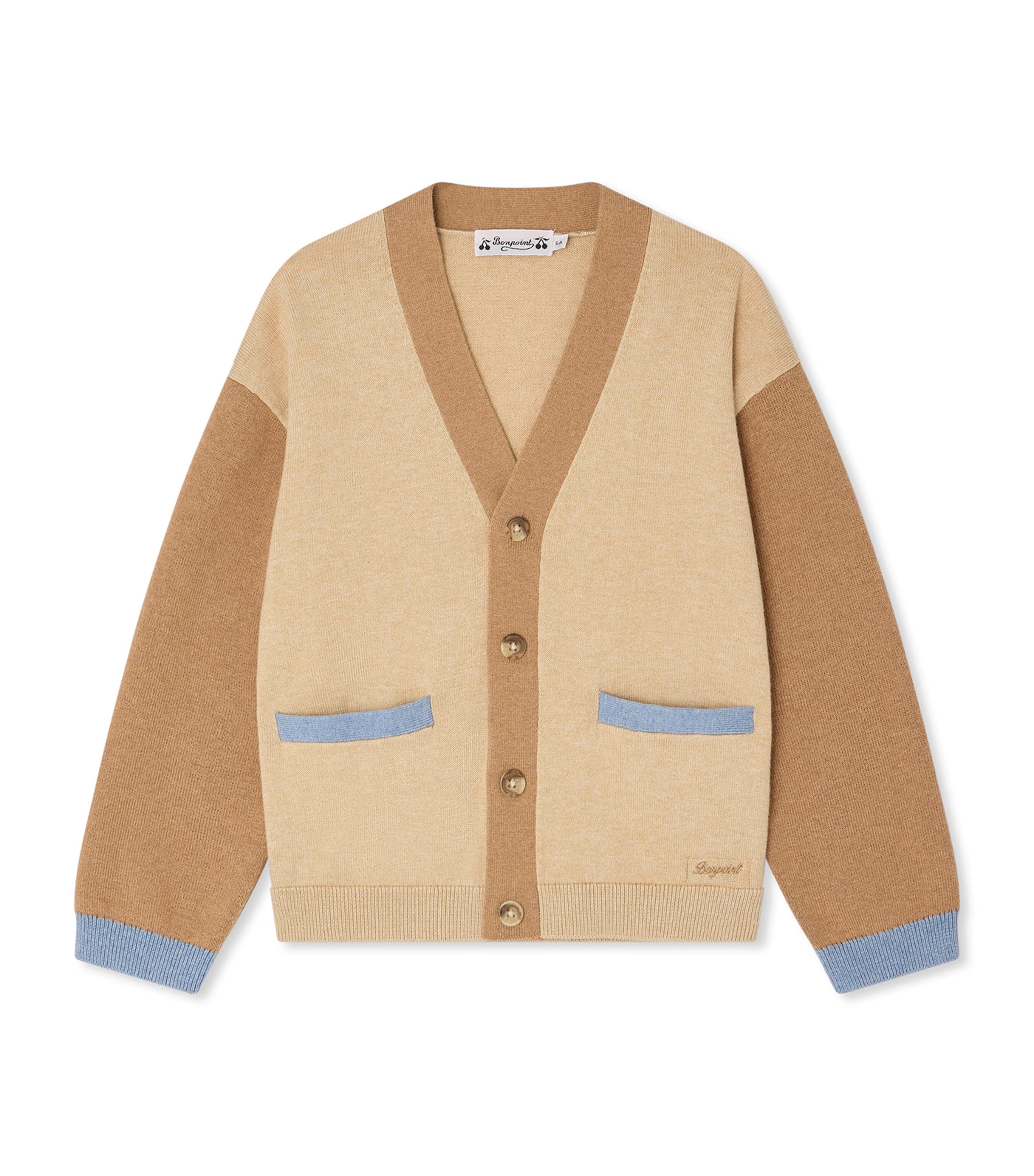Bonpoint cotton-cashmere Edouard cardigan for kids 10-14 years - British product