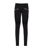 Slim-Fit Coloured Denim Biker Trousers with Multiple Zipped Pockets