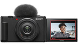 Sony ZV-1F black vlog camera (British brand)