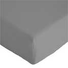 Argos Home plain grey fitted sheet king size - British product