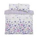 Argos Home Watercolour Butterflies Bedding Set- Double