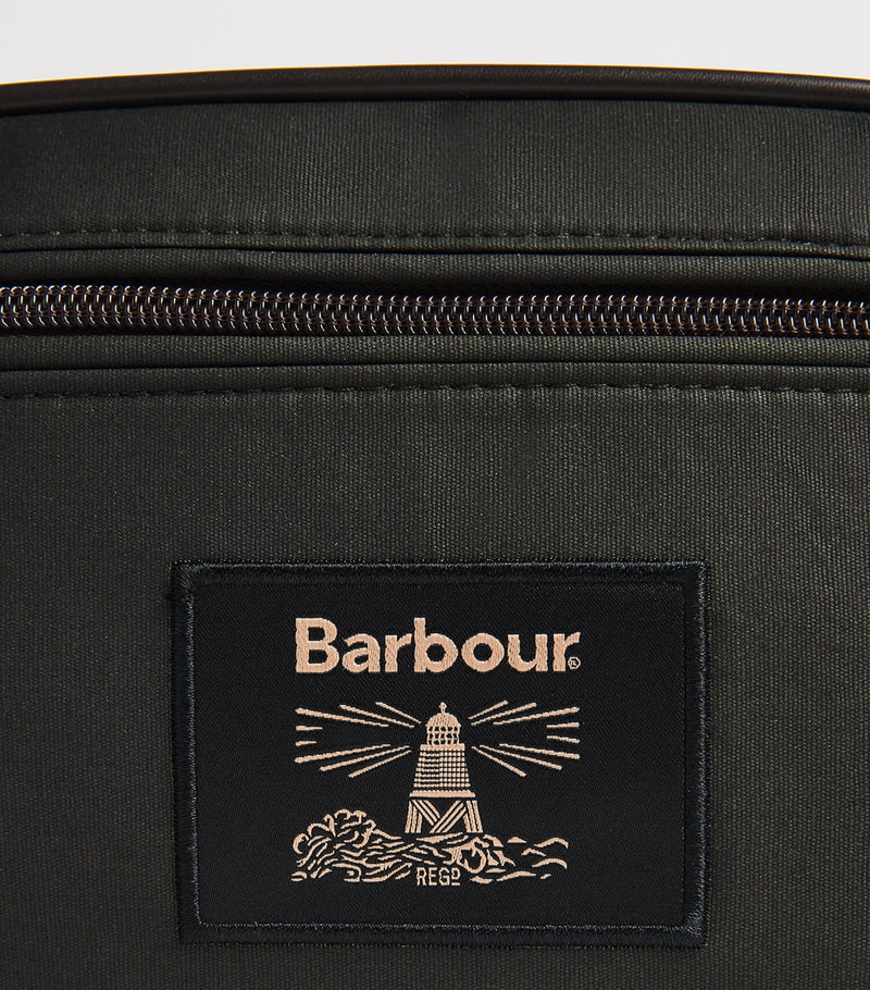 Barbour Wax-Coated Wash Bag