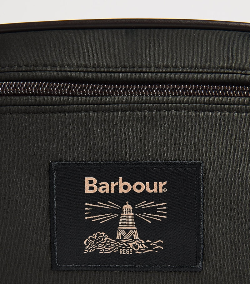 Barbour Wax-Coated Wash Bag