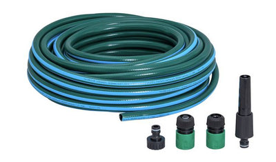 McGregor Heavy Duty Reinforced Garden Hose Set 25m
