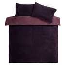Argos Home Double Sided Fleece Purple Bedding Set King Size - British product