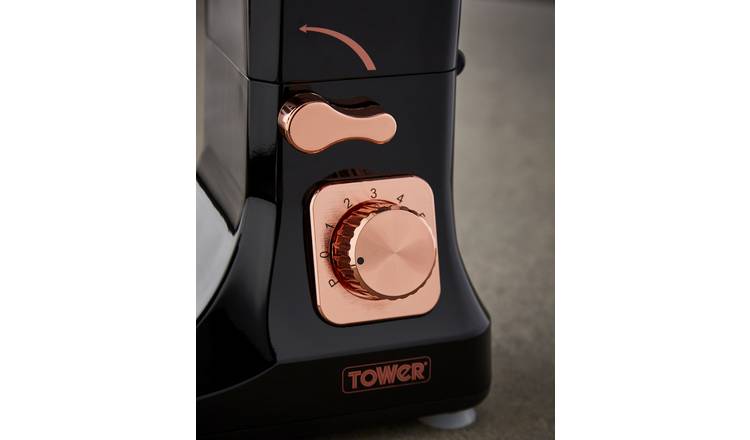 Tower T12033RG Cavaletto Stand Mixer - Black & Rose Gold GOODS Argos