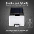 Luceco 8W PIR Guardian Solar Floodlight