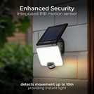 Luceco 8W PIR Guardian Solar Floodlight