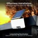Luceco 8W PIR Guardian Solar Floodlight