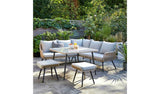 Habitat Malta garden sofa set natural 6 seater, UK version