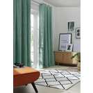 Habitat Blackout Eyelet Curtains Forest Green 168x229cm, UK version