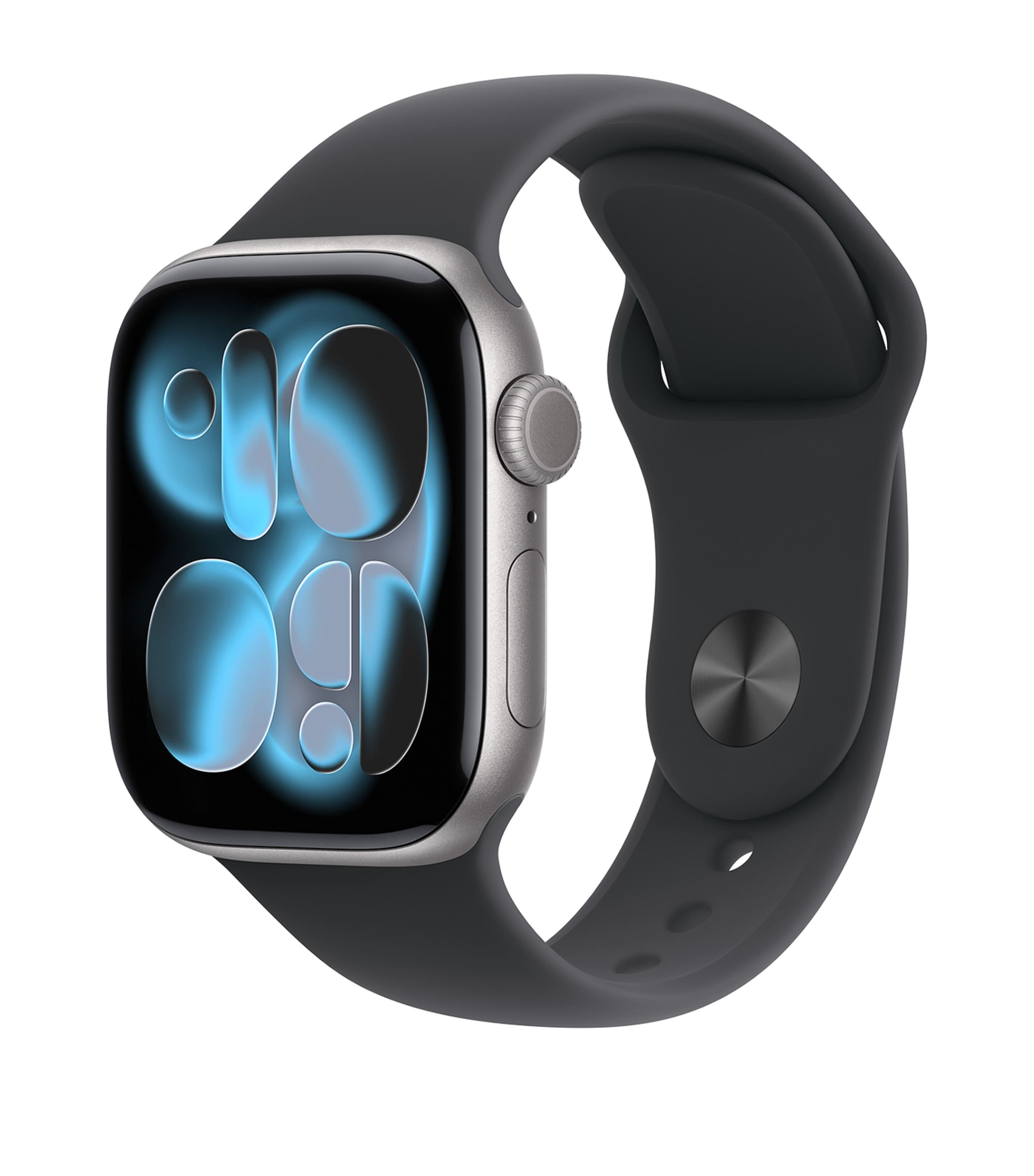 Apple Watch Series 11 Space Grey Aluminium with Black Sport Band 42mm - British product