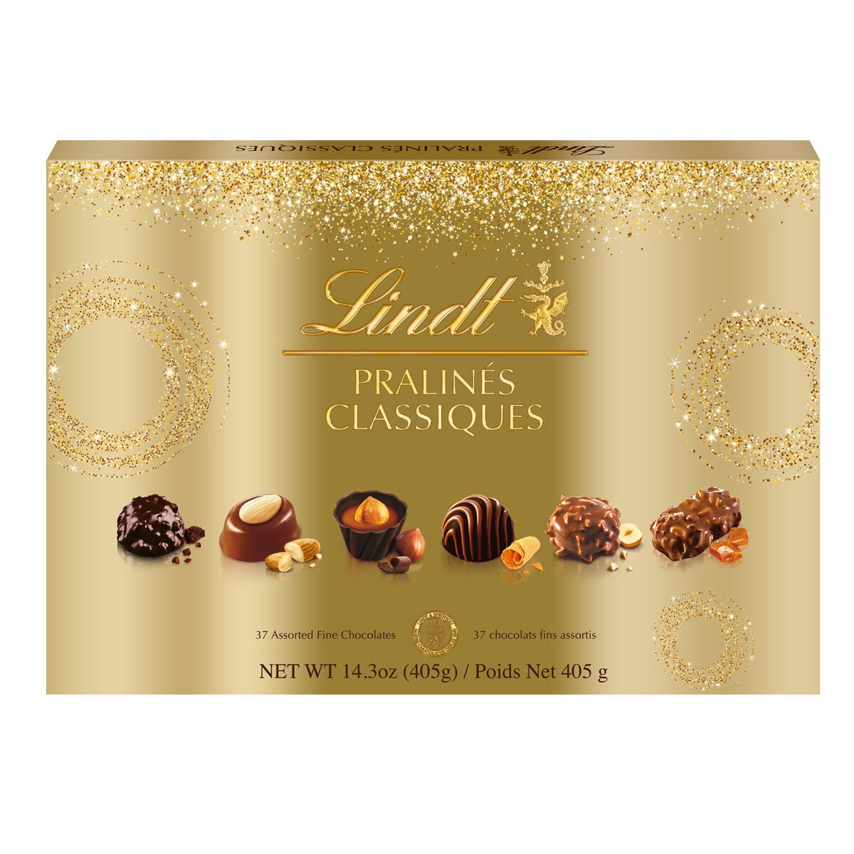 Lindt Praline Classiques assorted chocolates 405g, UK version
