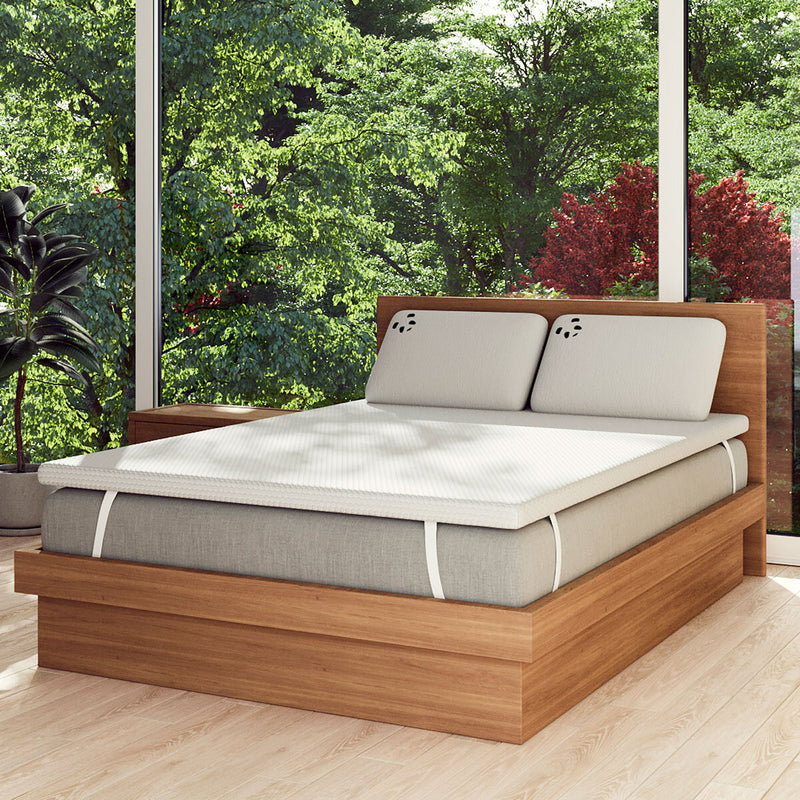 Panda memory foam bamboo mattress topper, imported from the UK