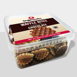 Wafflemeister Belgian Chocolate Mini Waffle Bites 700g (British brand)