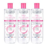 Evoluderm micellar water with cotton extract for sensitive skin 3x500ml - British product