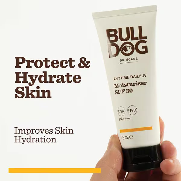 Bulldog Anytime Daily Moisturiser SPF 30 75ml - British product