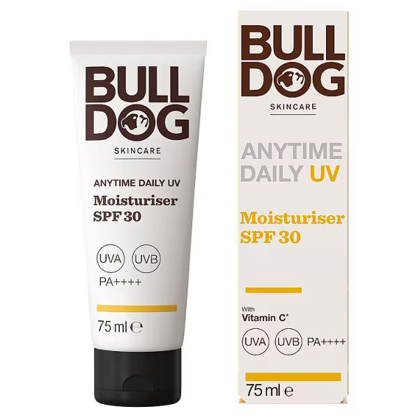 Bulldog Anytime Daily Moisturiser SPF 30 75ml - British product