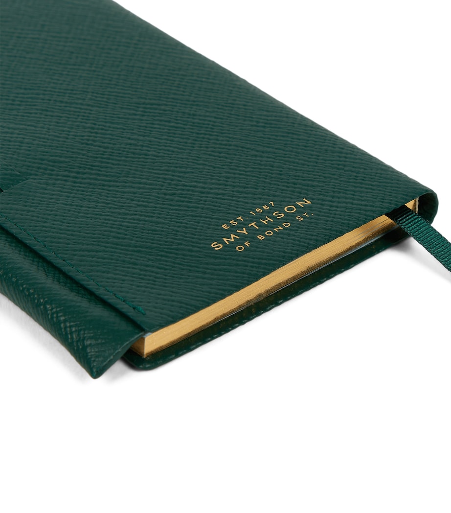 Smythson Panama leather 2026 weekly diary with slip pocket and gold-tone pencil (British brand)